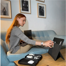 Load image into Gallery viewer, Beblau Shock-Absorbing Laptop case &amp; Tech accessory organizer
